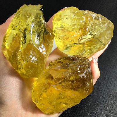 #ad Natural Citrine Crystal Large Raw Topaz Mineral Stone Rough Gemstone Specimen $15.99