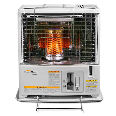 #ad Radiant Kerosene Space Heater Portable 10000 BTU Adjustable Heat Settings White $246.99