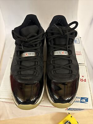 #ad Nike Air Jordan 11 Retro Low Infrared 23 Black Men Shoes 528895 023 Size 8 $54.00
