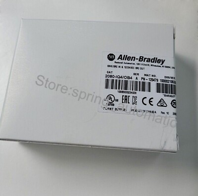 #ad New Allen Bradley 2080 IQ4OB4 SER A Micro800 4 ch Digital Input Output Module $97.61