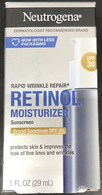 #ad Neutrogena Rapid Wrinkle Repair Day Retinol Moisturizer SPF 30 Exp02 25 F4 $16.50