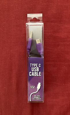 #ad Purple Type C USB High Speed Charging amp; Data Sync Cable 29.35 Inches $3.99