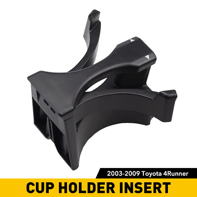 #ad For 4 Toyota Runner 2003 2009 Car Center Console Cup Holder Insert Divider Black $12.99