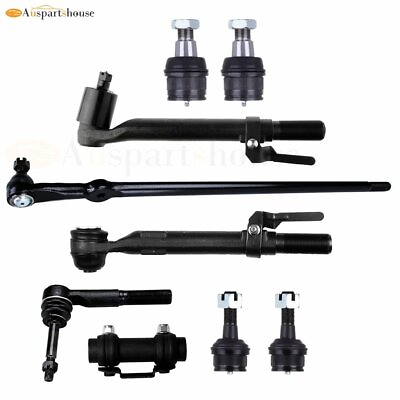 #ad Suspension Kit 9x Front Tie Rod Ball Joint For 05 09 Ford F 250 F 350 Super Duty $145.59