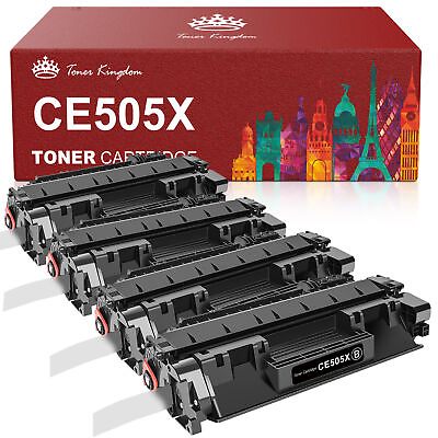 #ad 4x High Yield CE505X 05X Toner For HP LaserJet P2050 P2055 P2055dn P2055x Black $48.95