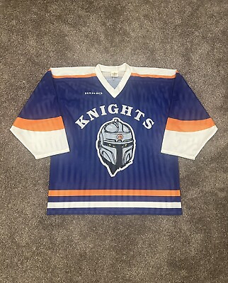 #ad Vintage Nashville Knights Hockey Jersey XXL Prima Sport Wear ECHL 80s 90s RARE $249.99