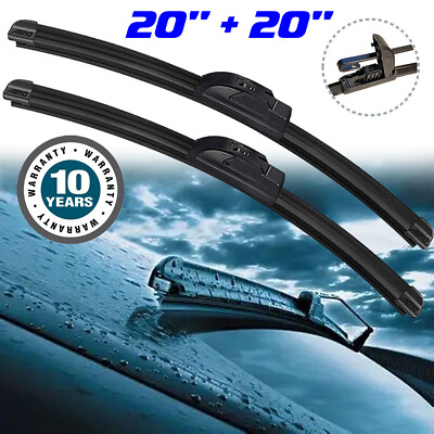 #ad NEW 20quot;amp;20quot; Windshield Wiper Blades Fit For Ford F 150 1997 2007 Set of 2 J Hook $7.48
