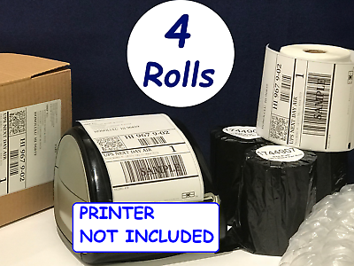 #ad DYMO 4XL Labels Direct Thermal Shipping Labels 4 Rolls 4quot;x6quot; 1744907 compatible $25.99