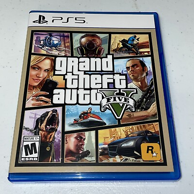 #ad Grand Theft Auto V 5 Standard Edition Sony PlayStation 5 2022 PS5 $19.95