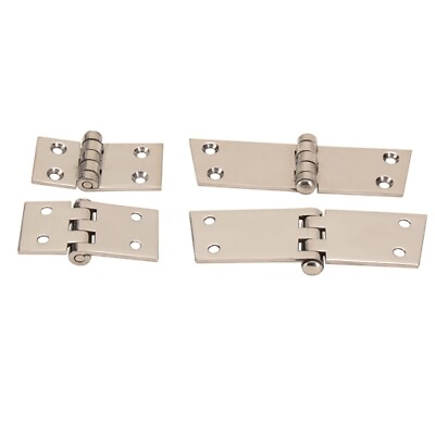 #ad Speedway 1928 1929 Ford Model A Open Car Door Hinges Stainless Steel Set 4 $131.99