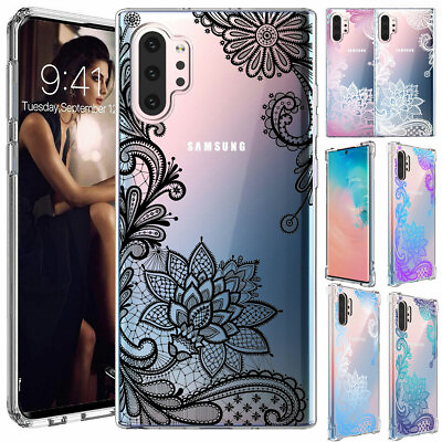 #ad Shockproof Lace Mandala Phone Case Cover FOR Samsung Galaxy S10 S10 Plus S10 $7.99