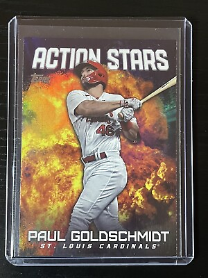 #ad 2023 Topps Update Series Paul Goldschmidt Action Stars Insert Cardinals AS 22 $1.49