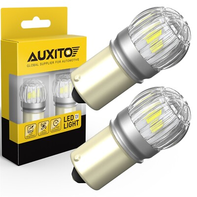 #ad 1156 7506 LED White Reverse Backup Light Bulbs 6000K Bright Canbus Error Free 2x $13.29