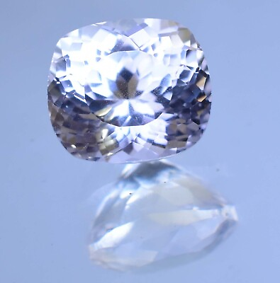 #ad Natural 13.00 Ct White Montana Sapphire Cushion Certified Rare Loose Gemstone $29.99