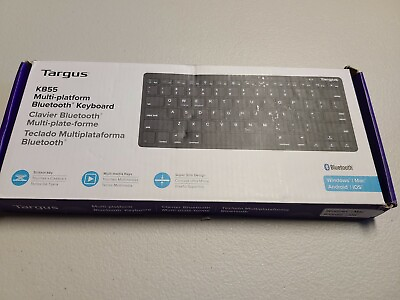 #ad Targus KB55 Multi Platform Bluetooth 3.0 Slim Keyboard 5586 $15.00