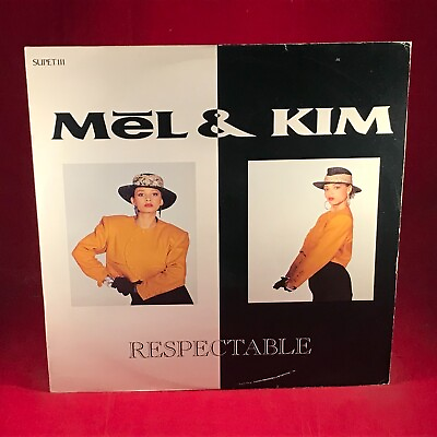 #ad MEL amp; KIM Respectable 1987 UK 3 track 12quot; Vinyl Single Stock Aitken Waterman D GBP 8.84