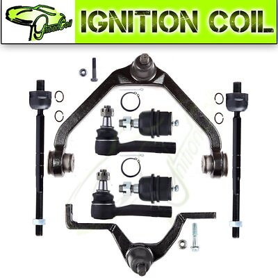 #ad 1997 2001 Fits Mercury Mountaineer Supension 8x Upper Control Arms Tie Rods Set $78.18