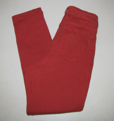 #ad Womens NYDJ Stretch Alina Convertible Ankle Jeans. Size 6 Red. 27 1 2quot; Inseam. $24.99