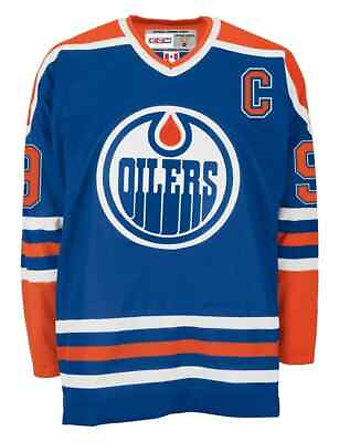#ad NHL Hockey Vintage Edmonton Oilers Wayne Gretzky #99 Sewn Jersey 50 Large CCM $160.00