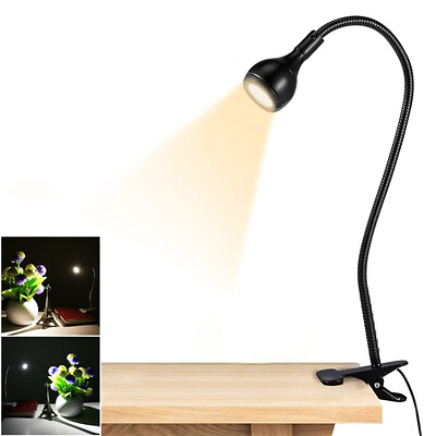 #ad USB Flexible Reading Lamp LED Light Clip on Gooseneck Bedside Desk Table Lamp US $14.05