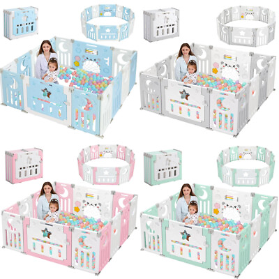 #ad Extra Large Baby Playpen Play Yard Activity Center Safety Kids Play Pens $88.26