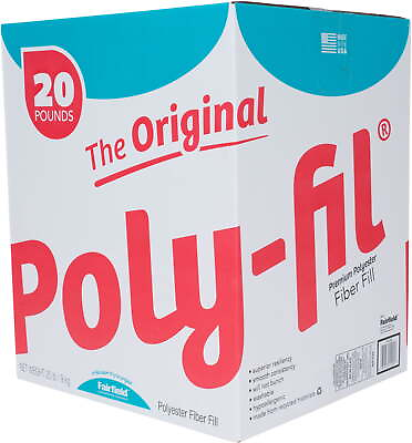 #ad The Original Poly fil® Premium Polyester Fiber Fill by Fairfield 20 Pound Box $40.20