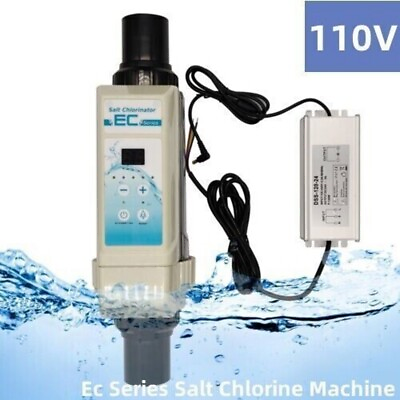 #ad Salt Chlorine Generator Pool Water Complete Salt Chlorinator System ≤ 26K Gal $427.50