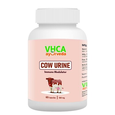 #ad 2 X COW URINE 60 CAPSULES BY VHCA FREE SHIPPING WORLD WIDE $32.99