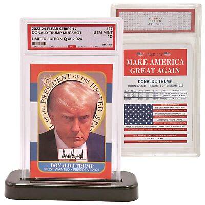 #ad Free Stand Included Limited Edition President Donald Trump Merchandise 2024... $30.79