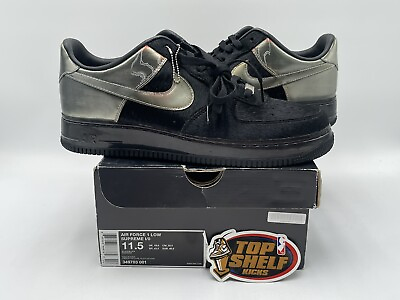 #ad Brand New Nike Air Force 1 Low Supreme I O Black Friday Size 11.5 2008 Authentic $400.00