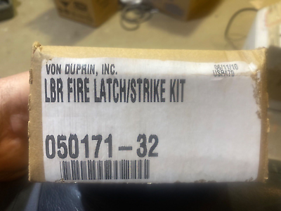 #ad Von Duprin FIRE LATCH Strike Kit 050171 32 Door Industrial plug spring door read $99.99